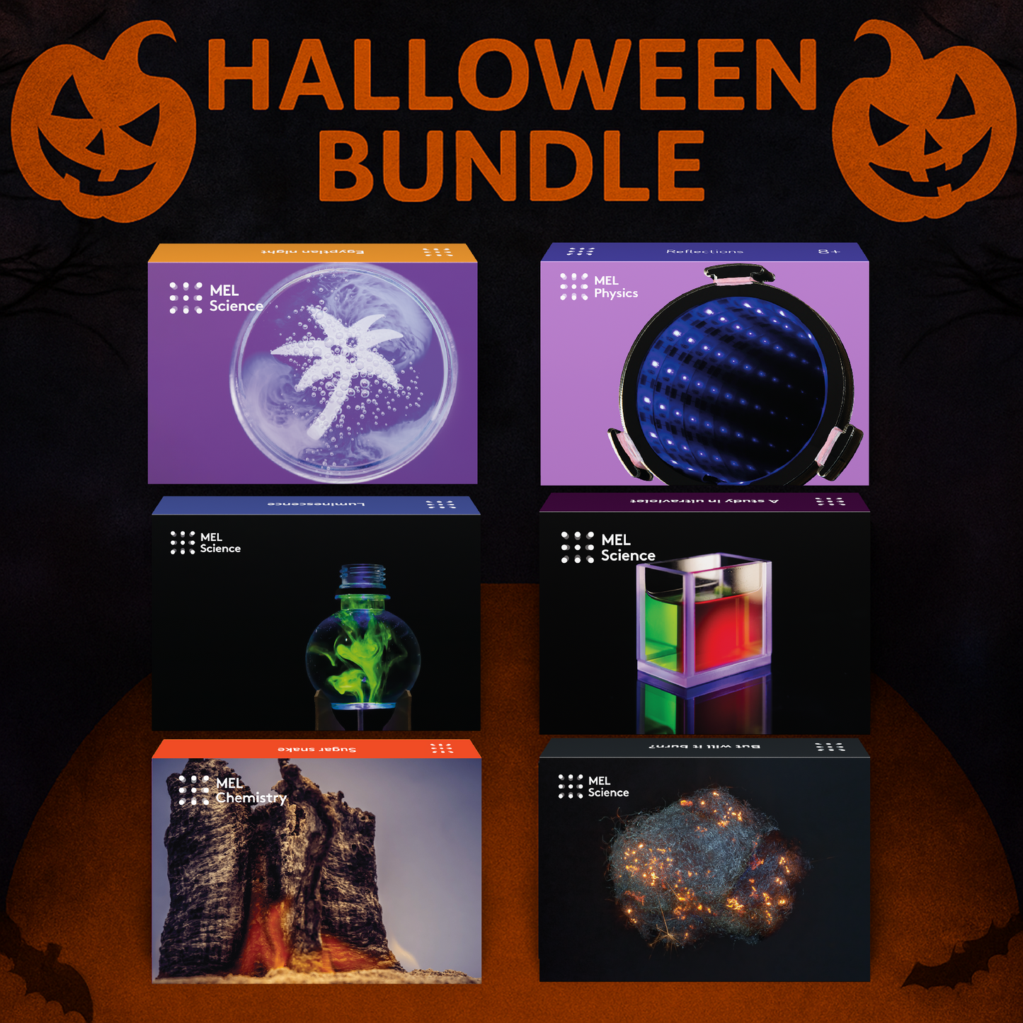 MEL Science's Haunted Science Lab Bundle — 6 boxes. Ages 10+
